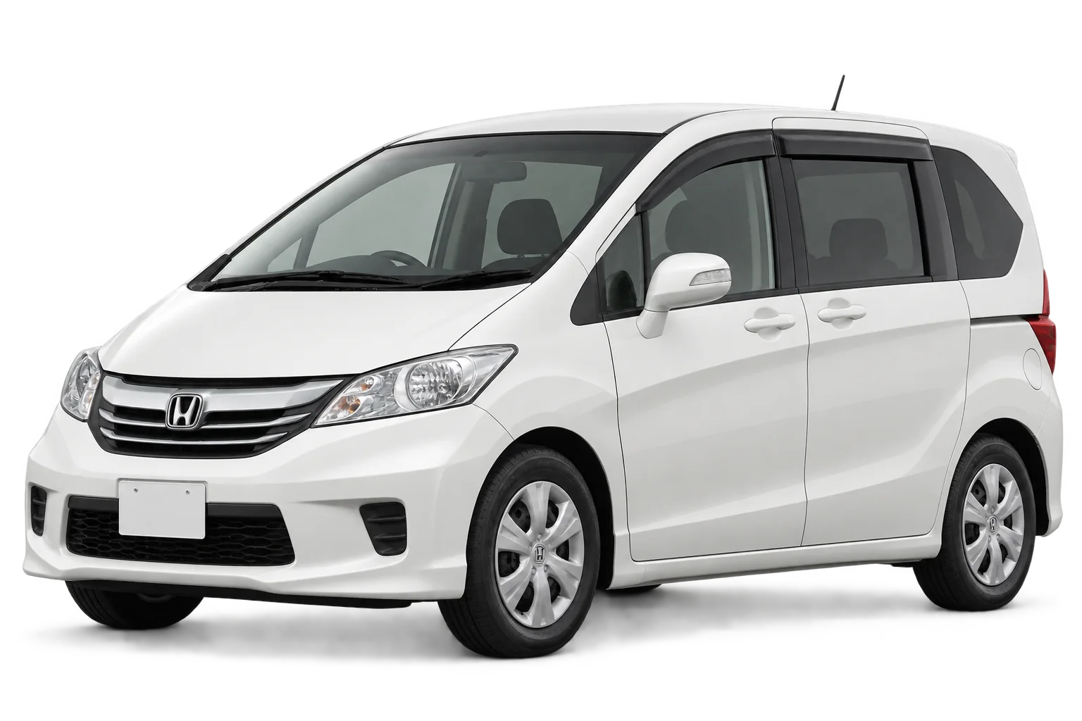 Honda Freed, белый автомобиль